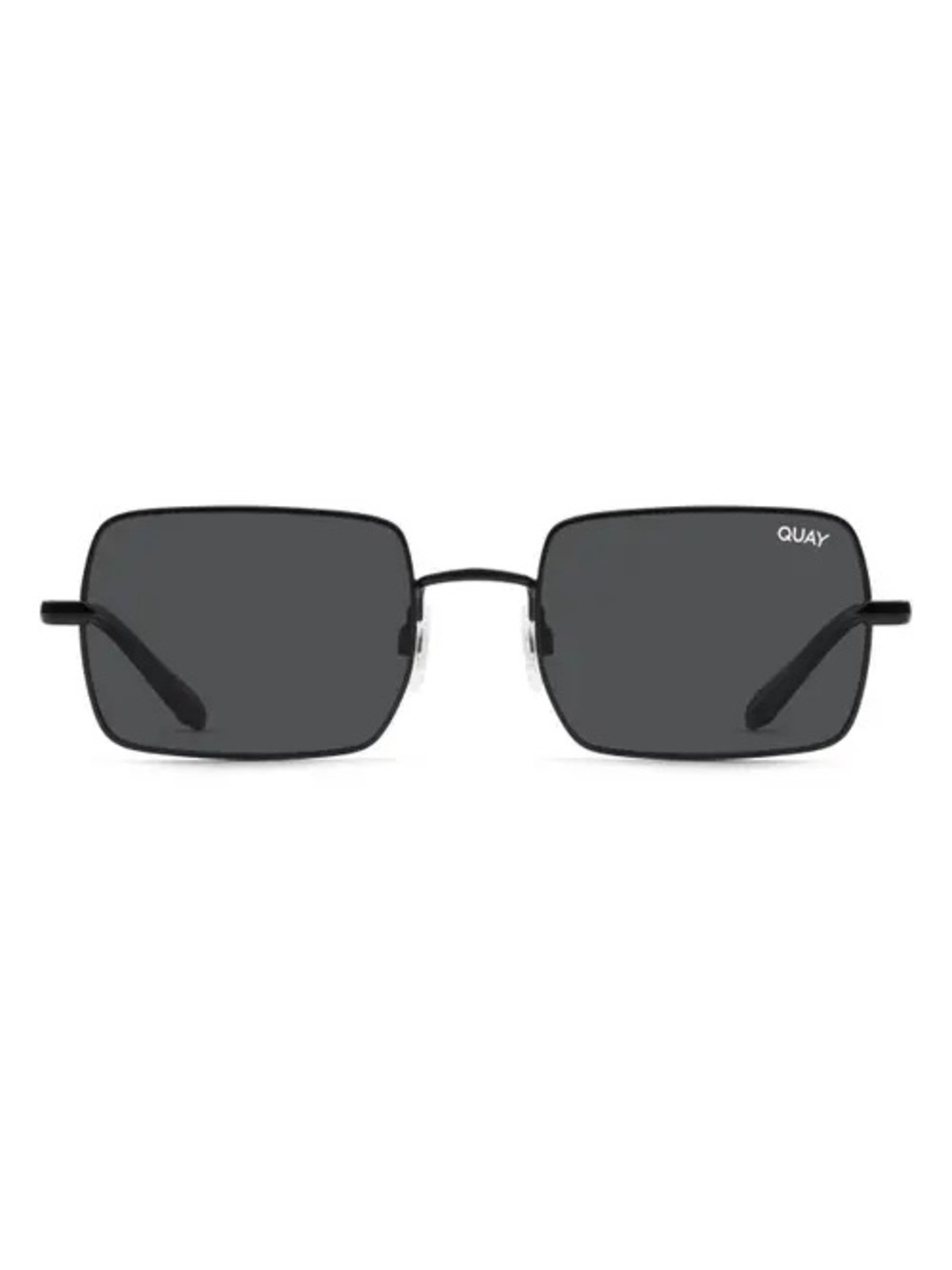 QUAY TTYL Rectangle Sunglasses in Black - Polarized - NWT